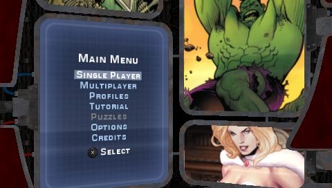 Marvel Trading Card Game screenshot 5 for PSP